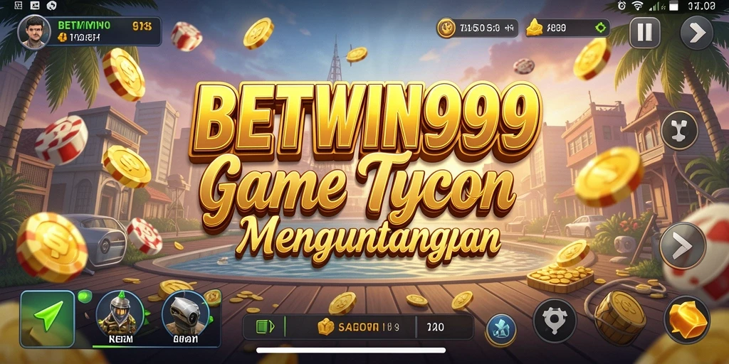 Screenshot BETWIN999 menampilkan gameplay manajemen bisnis yang seru.