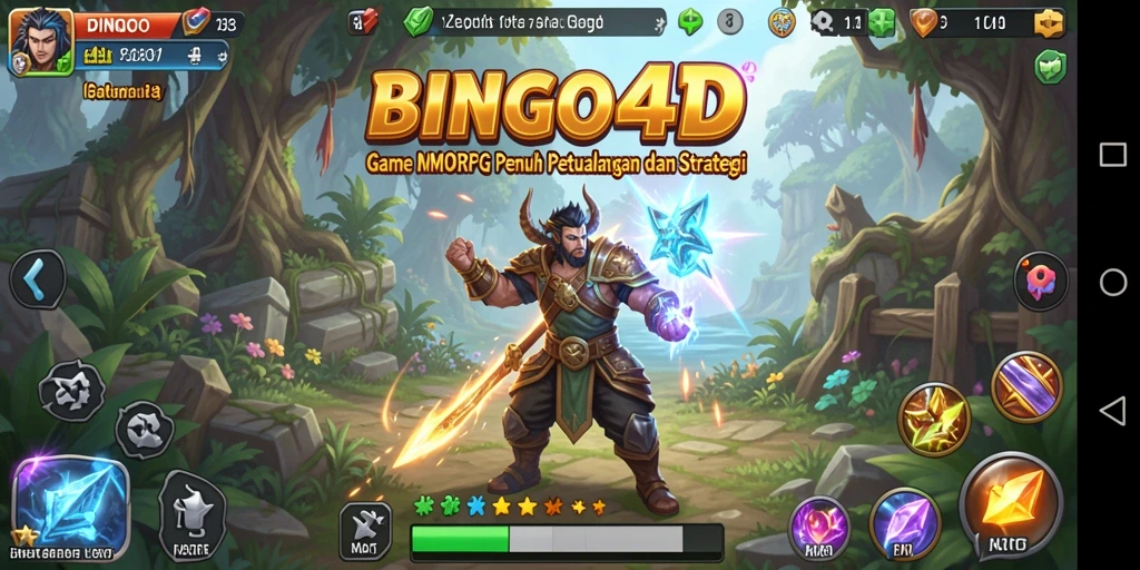 Gameplay BINGO4D menampilkan pertarungan seru dan interaksi antar pemain.