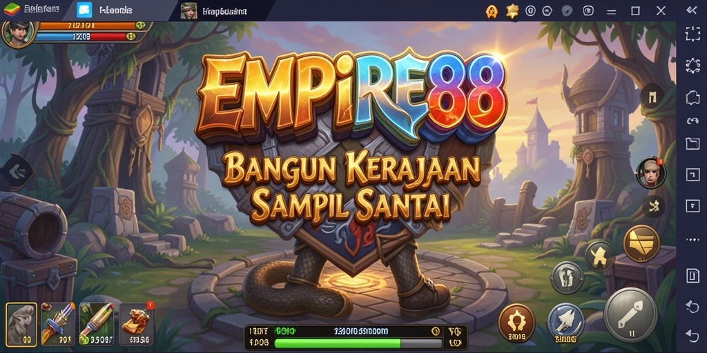 Tangkapan layar utama EMPIRE88 menampilkan gameplay menarik dari pengembangan kerajaan.