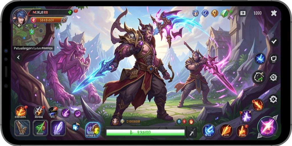 Tampilan gameplay epik di MIXUE88 dengan aksi seru dan grafis yang memukau.