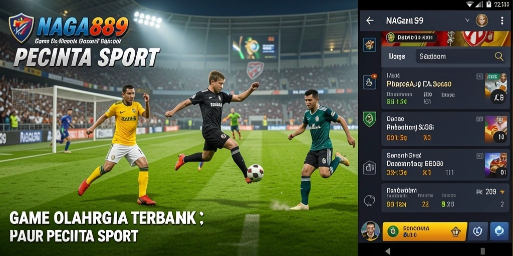 Tampilan gameplay NAGA889 yang menampilkan aksi olahraga yang seru.