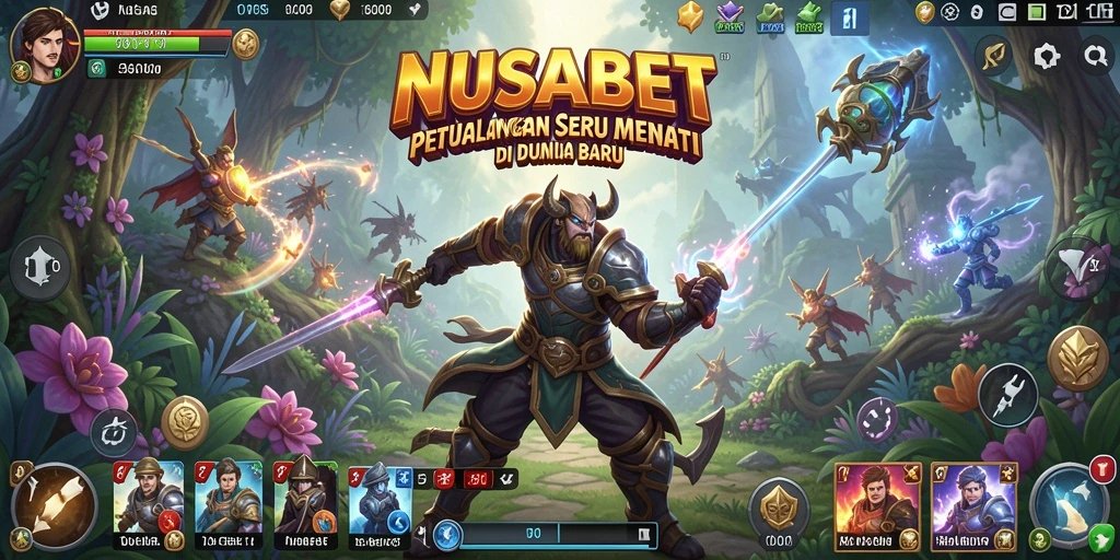 Screenshot dari gameplay seru NUSABET yang penuh tantangan.