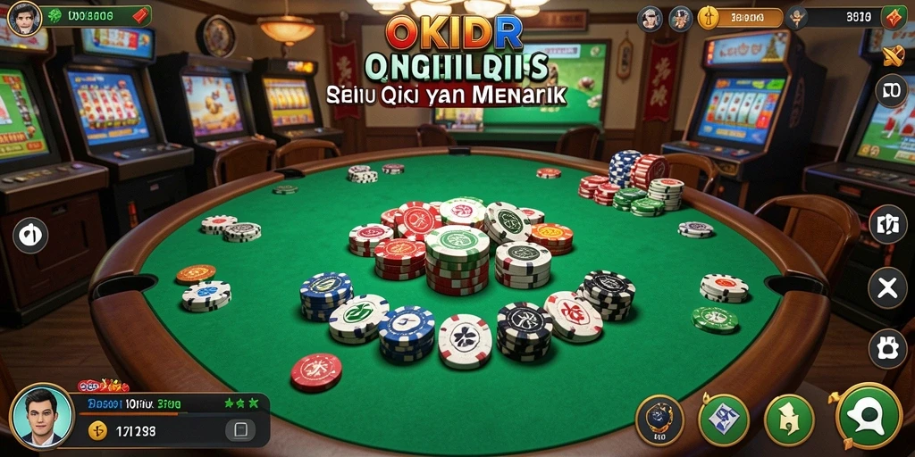 Gameplay seru QiuQiu dalam OKIDR yang mengasyikkan.