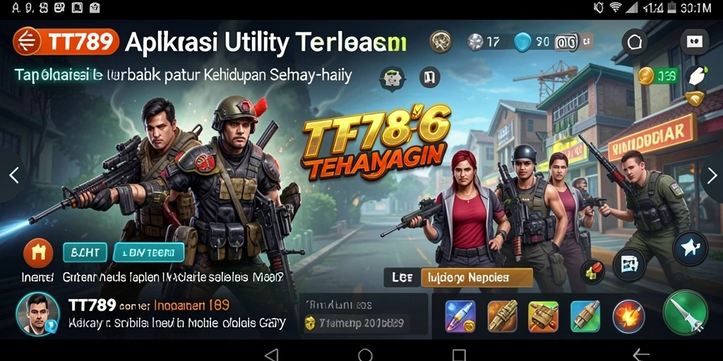 Screenshot utama TT789 menunjukkan fungsi aplikasi Utility yang intuitif.