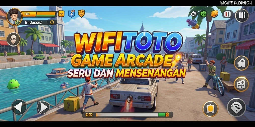 Screenshot WIFITOTO menampilkan aksi seru gameplay Arcade.